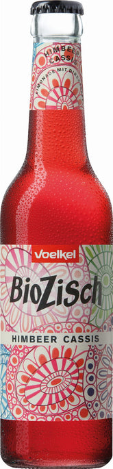 Boisson gazeuse framboise cassis biozisch BIO 330 ml VOELKEL